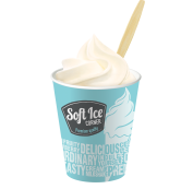 Ice Cream Cup Small,Soft Ice Corner;3,75
